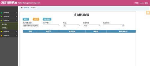 SSM框架構建的現代化酒店管理系統 實現高效與智能的酒店運營